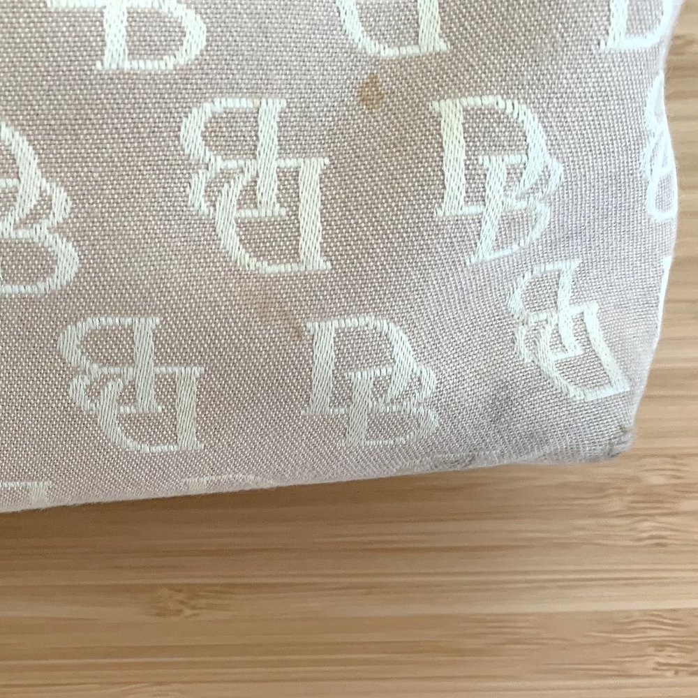 Vintage Canvas Monogram Dooney and Bourke Shoulder Bag - Picture 5 of 10